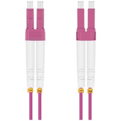 Helos Patch-Kabel - LC Multi-Mode - 0,5 m - Violett - Netzwerkkabel Helos Patch-Kabel - LC Multi-Mode - 0,5 m - Violett - Netzwerkkabel
