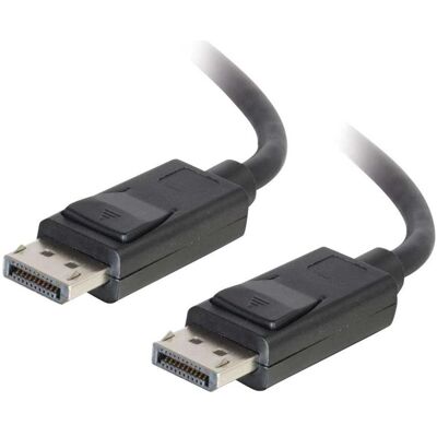 C2G 54400 DisplayPort Cable with Latches M/M, 8K UHD Comptatible - Digital Audio Video, Black (3 Fee (0.91 m), Videokabel, Schwarz C2G 54400 DisplayPort Cable with Latches M/M, 8K UHD Comptatible - Digital Audio Video, Black (3 Fee (0.91 m), Videokabel, Schwarz