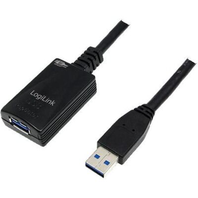 LogiLink USB A – USB A (5 m, USB 1.1, USB 2.0, USB 3.2 Gen 1), USB Kabel LogiLink USB A – USB A (5 m, USB 1.1, USB 2.0, USB 3.2 Gen 1), USB Kabel