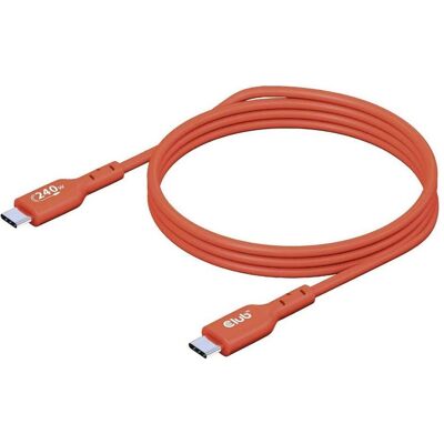 Club 3D Club3D Kabel USB 2 Typ C PD 240W / 480Mb 1m St/St retail (1 m, USB 2.0, 240 W), USB Kabel Club 3D Club3D Kabel USB 2 Typ C PD 240W / 480Mb 1m St/St retail (1 m, USB 2.0, 240 W), USB Kabel