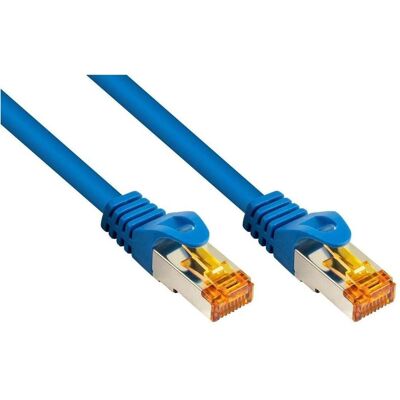 Kabelmeister Cat.7 RJ45 Patchkabel 50m TPE S/FTP, reines Kupfer, blau (S/FTP, CAT7, 50 m), Netzwerkkabel Kabelmeister Cat.7 RJ45 Patchkabel 50m TPE S/FTP, reines Kupfer, blau (S/FTP, CAT7, 50 m), Netzwerkkabel