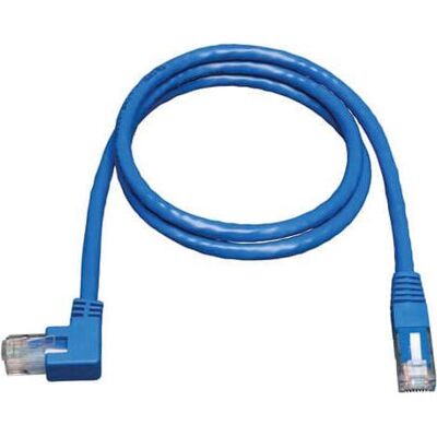 Eaton Left-Angle Cat6 Gigabit Molded UTP Ethernet Cable RJ45 Left-Angle M to RJ45m Blue 5 (UTP, CAT6, 1.52 m), Netzwerkkabel Eaton Left-Angle Cat6 Gigabit Molded UTP Ethernet Cable RJ45 Left-Angle M to RJ45m Blue 5 (UTP, CAT6, 1.52 m), Netzwerkkabel