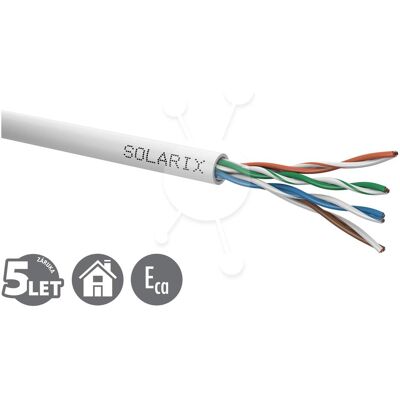 Solarix InstalaÄnà kabel CAT5E UTP PVC /box (UTP, CAT5e, 500 m), Netzwerkkabel Solarix InstalaÄnà kabel CAT5E UTP PVC /box (UTP, CAT5e, 500 m), Netzwerkkabel