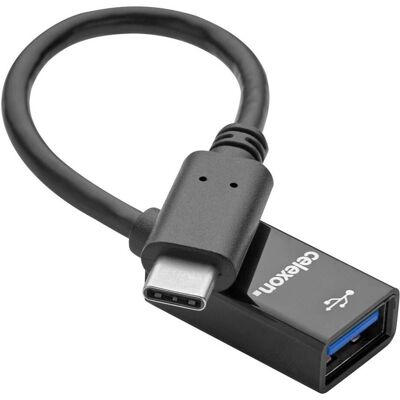 Celexon USB-C auf USB-A M/F Adapter, schwarz (USB-A, 10 cm), ZZ3_ARCHIV_Data + Video Adapter, Schwarz Celexon USB-C auf USB-A M/F Adapter, schwarz (USB-A, 10 cm), ZZ3_ARCHIV_Data + Video Adapter, Schwarz