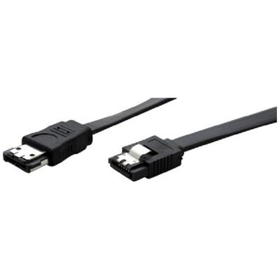 Tecline eSATA 300 High Quality Kabel, 7pol eSATA Stecker an 7pol eSATA Stecker, 0,5 m Hochwertiges, abgeschi (50 cm), Interne Kabel (PC) Tecline eSATA 300 High Quality Kabel, 7pol eSATA Stecker an 7pol eSATA Stecker, 0,5 m Hochwertiges, abgeschi (50 cm), Interne Kabel (PC)