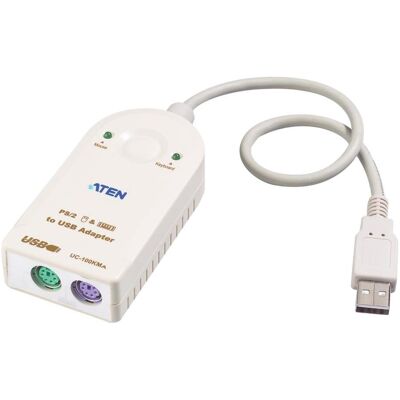Aten UC100KMA Tastatur- / Maus-Adapter, KVM Switch, Grau Aten UC100KMA Tastatur- / Maus-Adapter, KVM Switch, Grau