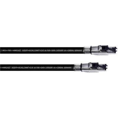 Cordial 15611 Schwarzes CAT 6a RJ45 Netzwerkkabel - Outdoor Cordial 15611 Schwarzes CAT 6a RJ45 Netzwerkkabel - Outdoor