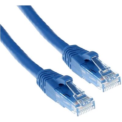 ACT Blue 1 meter U/UTP CAT6A patch cable snagless with RJ45 connectors CAT6A U/UTP SNAGLESS BU 1.00M (U/UTP, CAT6a, 1 m), Netzwerkkabel ACT Blue 1 meter U/UTP CAT6A patch cable snagless with RJ45 connectors CAT6A U/UTP SNAGLESS BU 1.00M (U/UTP, CAT6a, 1 m), Netzwerkkabel