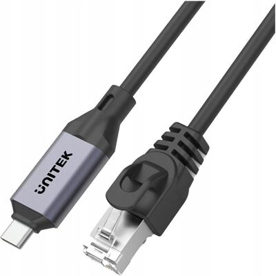 Unitek USB-C - RJ-45 network cable 5m (with Thunderbolt 3/4) (5 m), Netzwerkkabel Unitek USB-C - RJ-45 network cable 5m (with Thunderbolt 3/4) (5 m), Netzwerkkabel