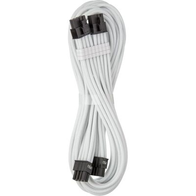 CableMod C-Series Pro ModMesh Bridged Anschlusskabel - 8+8-Pin PCIe, weiss, 60cm (60 cm, PCIe), Interne Kabel (PC) CableMod C-Series Pro ModMesh Bridged Anschlusskabel - 8+8-Pin PCIe, weiss, 60cm (60 cm, PCIe), Interne Kabel (PC)