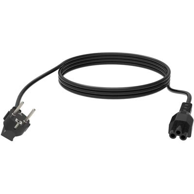 Vision EU Cloverleaf Power cabl (3 m), Stromkabel, Schwarz Vision EU Cloverleaf Power cabl (3 m), Stromkabel, Schwarz
