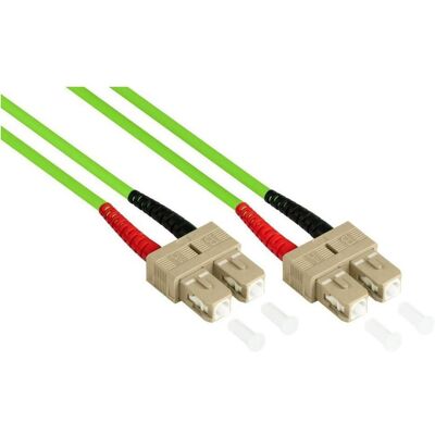 Kabelmeister Patchkabel LWL Duplex OM5 (Multimode, 50/125) SC/SC, LSZH, austauschbare Polarität, 20m (20 m), Netzwerkkabel Kabelmeister Patchkabel LWL Duplex OM5 (Multimode, 50/125) SC/SC, LSZH, austauschbare Polarität, 20m (20 m), Netzwerkkabel
