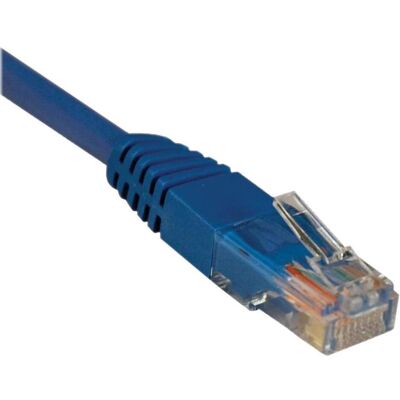 Eaton Cat5e 350mHz Molded UTP Ethernet Cable RJ45m/M - Blue 2 ft. 0,61m (U/UTP, CAT5e, 0.61 m), Netzwerkkabel Eaton Cat5e 350mHz Molded UTP Ethernet Cable RJ45m/M - Blue 2 ft. 0,61m (U/UTP, CAT5e, 0.61 m), Netzwerkkabel