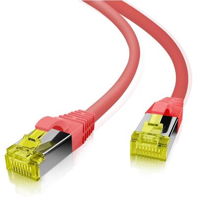 Herweck Helos Patch-Kabel - 1,5m, Cat 6a, RJ45, Rot Herweck Helos Patch-Kabel - 1,5m, Cat 6a, RJ45, Rot