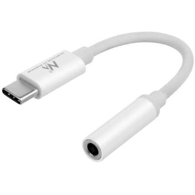 Maclean Adapter USB Typ-C 3,5 mm Mini-Buchse MCTV-847, Audio Adapter, Weiss Maclean Adapter USB Typ-C 3,5 mm Mini-Buchse MCTV-847, Audio Adapter, Weiss