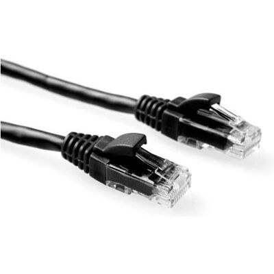 ACT Black 10 meter U/UTP CAT6 patch cable snagless with RJ45 connectors. Cat6 u/utp snagless bk 10.00m (U/UTP, CAT6, 10 m), Netzwerkkabel ACT Black 10 meter U/UTP CAT6 patch cable snagless with RJ45 connectors. Cat6 u/utp snagless bk 10.00m (U/UTP, CAT6, 10 m), Netzwerkkabel