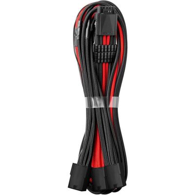 CableMod Pro ModMesh 12VHPWR auf 3x PCI-e Verlängerung - 45cm, schwarz/rot (45 cm), Interne Kabel (PC) CableMod Pro ModMesh 12VHPWR auf 3x PCI-e Verlängerung - 45cm, schwarz/rot (45 cm), Interne Kabel (PC)