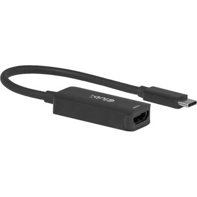Club 3D Club3D Adapter USB Typ C > HDMI 2.1 8K HDR10 DP1.4 St/Bu retail (HDMI, 2.20 cm), Data + Video Adapter, Schwarz Club 3D Club3D Adapter USB Typ C > HDMI 2.1 8K HDR10 DP1.4 St/Bu retail (HDMI, 2.20 cm), Data + Video Adapter, Schwarz