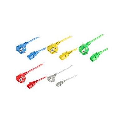 Shiverpeaks BASIC-S Schutzkontakt Stromkabel, 3.0 m, grün (3 m), Stromkabel, Grün Shiverpeaks BASIC-S Schutzkontakt Stromkabel, 3.0 m, grün (3 m), Stromkabel, Grün