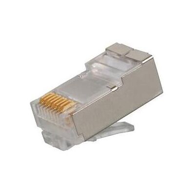 Solarix -Stecker RJ45 CAT6 STP für Kabel - 1 Stück / geschirmt / gefaltet, Zubehör Netzwerk Solarix -Stecker RJ45 CAT6 STP für Kabel - 1 Stück / geschirmt / gefaltet, Zubehör Netzwerk