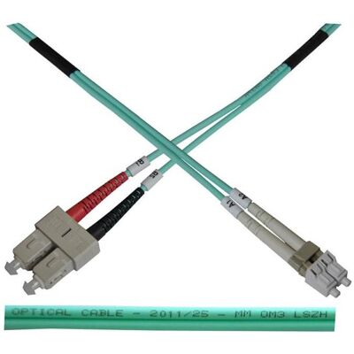 OEM Optisches Patchkabel Duplex LC-SC 50/125 MM 10m OM3 (10 m), Netzwerkkabel OEM Optisches Patchkabel Duplex LC-SC 50/125 MM 10m OM3 (10 m), Netzwerkkabel