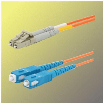 OEM Optical patch cable duplex LC-SC, 62.5/125um MM, 15m, OM1 (15 m), Netzwerkkabel OEM Optical patch cable duplex LC-SC, 62.5/125um MM, 15m, OM1 (15 m), Netzwerkkabel