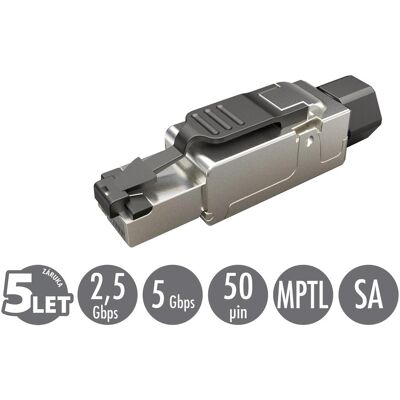 Solarix, Zubehör Stromerzeuger, Konektor RJ45 CAT6 STP univerzálnà samoÅ™ez.prům. (Solarstecker) Solarix, Zubehör Stromerzeuger, Konektor RJ45 CAT6 STP univerzálnà samoÅ™ez.prům. (Solarstecker)