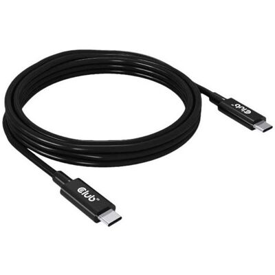 Club 3D Kabel USB 3.2 C (St) => C (St) 2,0m ** Aktiv bidirektional 8K60Hz (2 m, USB 4, 240 W), USB Kabel Club 3D Kabel USB 3.2 C (St) => C (St) 2,0m ** Aktiv bidirektional 8K60Hz (2 m, USB 4, 240 W), USB Kabel