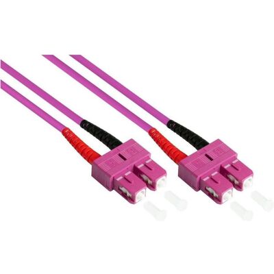 Kabelmeister Patchkabel LWL Duplex OM4 (Multimode, 50125) SCSC, LSZH, austauschbare Polaritt (20 m), Netzwerkkabel Kabelmeister Patchkabel LWL Duplex OM4 (Multimode, 50125) SCSC, LSZH, austauschbare Polaritt (20 m), Netzwerkkabel