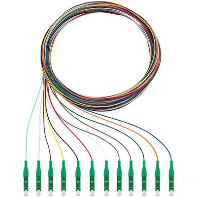 Rutenbeck 12xLC OS2 APC 2m Pigtails OS2 (2 m), Netzwerkkabel Rutenbeck 12xLC OS2 APC 2m Pigtails OS2 (2 m), Netzwerkkabel