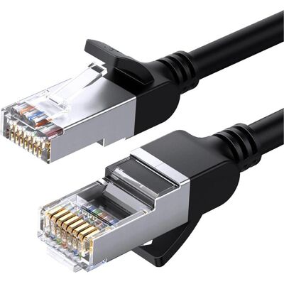Ugreen Cat 6 UTP Round Ethernet Cable Pure Copper 0.5m (black) (CAT6, 0.50 m), Netzwerkkabel Ugreen Cat 6 UTP Round Ethernet Cable Pure Copper 0.5m (black) (CAT6, 0.50 m), Netzwerkkabel