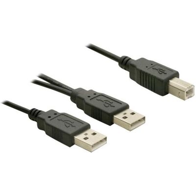 Delock 2in1 (1 m, USB 2.0), USB Kabel Delock 2in1 (1 m, USB 2.0), USB Kabel