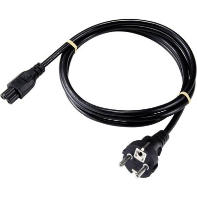 Sygonix Strom Netzkabel 1.8m (1.80 m), Stromkabel, Schwarz Sygonix Strom Netzkabel 1.8m (1.80 m), Stromkabel, Schwarz