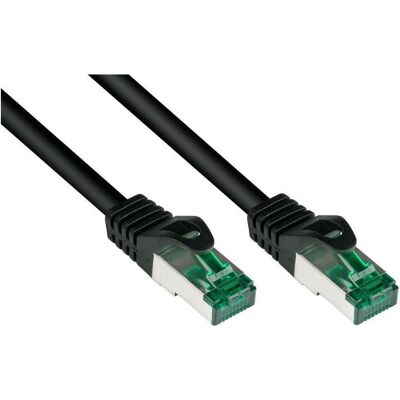 Kabelmeister Cat.6A Outdoor-Patchkabel (IP66), schwarz, 50 m (S/FTP, CAT6a, 50 m), Netzwerkkabel Kabelmeister Cat.6A Outdoor-Patchkabel (IP66), schwarz, 50 m (S/FTP, CAT6a, 50 m), Netzwerkkabel