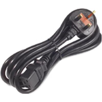 APC Power Cord, C19 to BS1363A (UK) 2.4m, USV Zubehör APC Power Cord, C19 to BS1363A (UK) 2.4m, USV Zubehör