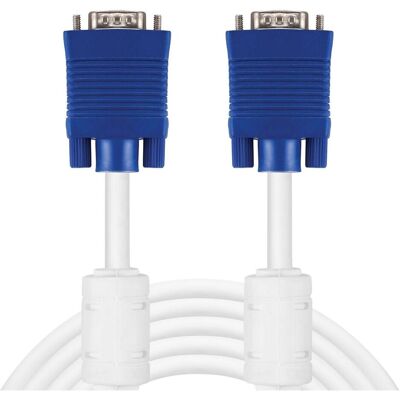Sandberg VGA — VGA (1.80 m), Videokabel, Weiss Sandberg VGA — VGA (1.80 m), Videokabel, Weiss