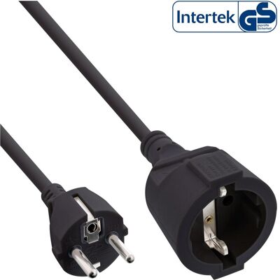 InLine, Verlängerungskabel, Schutzkontakt-Verlängerung ST / BU (1.50 m, CEE 7/7) InLine, Verlängerungskabel, Schutzkontakt-Verlängerung ST / BU (1.50 m, CEE 7/7)