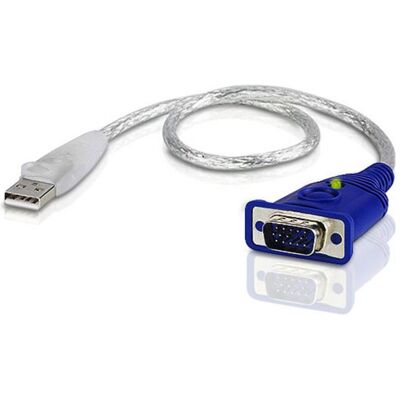 Aten USB A – VGA, KVM Switch, Grau, Blau, Silber, Weiss Aten USB A – VGA, KVM Switch, Grau, Blau, Silber, Weiss