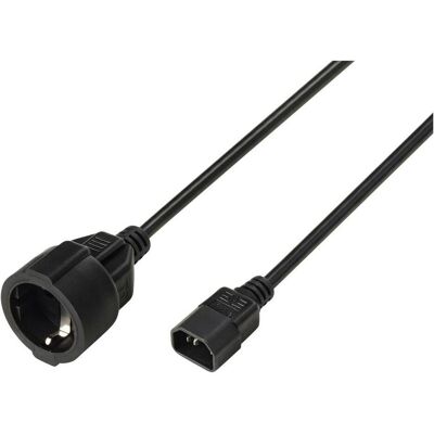 Sygonix SY-7154200 Strom Anschlusskabel Schwarz 0.30 m (0.30 m), Stromkabel, Schwarz Sygonix SY-7154200 Strom Anschlusskabel Schwarz 0.30 m (0.30 m), Stromkabel, Schwarz