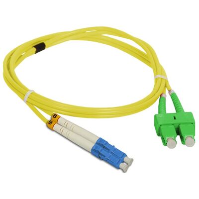 Patch cord SM SC/APC-LC duplex 9/125 5.0m ALANTEC (5 m), Netzwerkkabel Patch cord SM SC/APC-LC duplex 9/125 5.0m ALANTEC (5 m), Netzwerkkabel