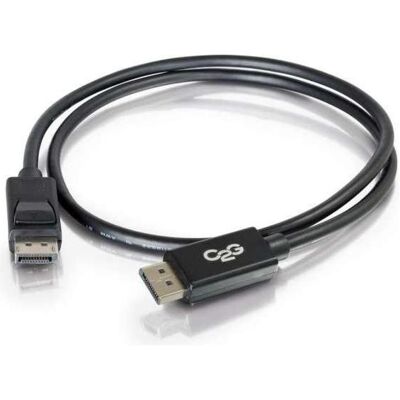 C2g 2m DisplayPort Kabel mit Verriegelungen - 4K/8K UHD - Schwarz C2g 2m DisplayPort Kabel mit Verriegelungen - 4K/8K UHD - Schwarz