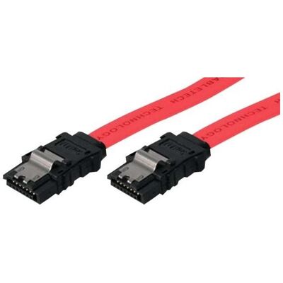 Tecline SATA 300 Kabel, 7pol SATA Stecker an 7pol SATA Stecker, mit Verriegelung, 0,5 m Hochwertiges, abgesc (50 cm, SATA), Interne Kabel (PC) Tecline SATA 300 Kabel, 7pol SATA Stecker an 7pol SATA Stecker, mit Verriegelung, 0,5 m Hochwertiges, abgesc (50 cm, SATA), Interne Kabel (PC)