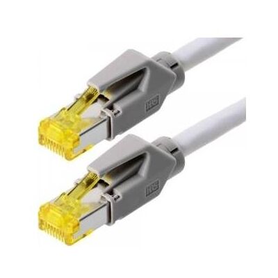 Tecline Dätwyler Patchkabel S/FTP, PiMF, Cat 6a, grau, 7,5 m Halogenfrei, mit Hirosesteckern TM31 1200MHz Un (PiMF, S/FTP, CAT6a, 7.50 m), Netzwerkkabel Tecline Dätwyler Patchkabel S/FTP, PiMF, Cat 6a, grau, 7,5 m Halogenfrei, mit Hirosesteckern TM31 1200MHz Un (PiMF, S/FTP, CAT6a, 7.50 m), Netzwerkkabel