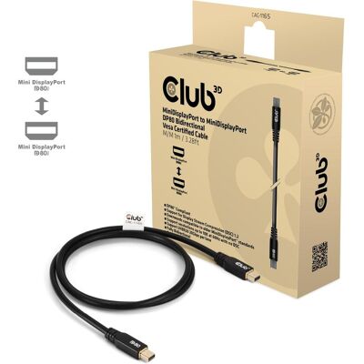 Club 3D Club3D Kabel Mini DP <> Mini DisplayPort DP80 1m St/St retail (1 m), Videokabel, Schwarz Club 3D Club3D Kabel Mini DP <> Mini DisplayPort DP80 1m St/St retail (1 m), Videokabel, Schwarz