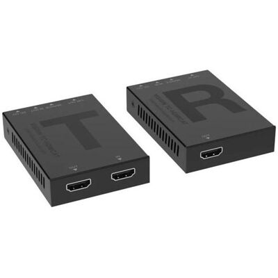 Vision HDMI über CAT5e/6/6A Kabel bis zu 60 m l (60 m), Videokabel, Schwarz Vision HDMI über CAT5e/6/6A Kabel bis zu 60 m l (60 m), Videokabel, Schwarz