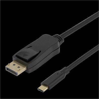 Deltaco 8K USB-C/DisplayPort Kabel 7680x4320 30Hz 1m schwa (1 m), Videokabel, Schwarz Deltaco 8K USB-C/DisplayPort Kabel 7680x4320 30Hz 1m schwa (1 m), Videokabel, Schwarz