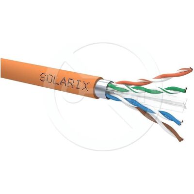 Solarix Instalační kabel CAT6A UTP LSOHFR B2ca-s1,d1,a1 500m SXKD-6A-UTP-LSOHFR-B2ca (U/UTP, CAT6a, 500 m), Netzwerkkabel Solarix Instalační kabel CAT6A UTP LSOHFR B2ca-s1,d1,a1 500m SXKD-6A-UTP-LSOHFR-B2ca (U/UTP, CAT6a, 500 m), Netzwerkkabel