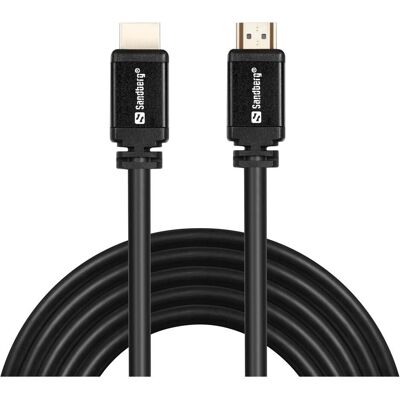 Sandberg HDMI (Typ A) — HDMI (Typ A) (3 m), Videokabel, Schwarz Sandberg HDMI (Typ A) — HDMI (Typ A) (3 m), Videokabel, Schwarz
