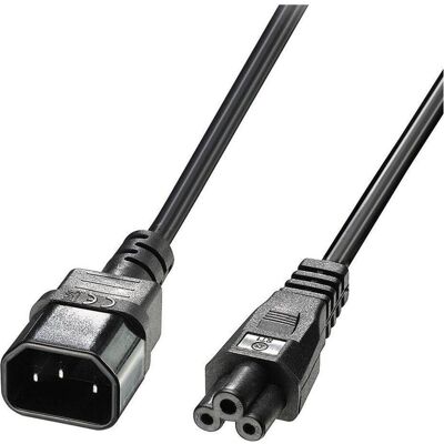 Lindy IEC-Netzkabel C14 an (2 m), Stromkabel, Schwarz Lindy IEC-Netzkabel C14 an (2 m), Stromkabel, Schwarz