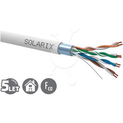 Solarix Kabel licna CAT5E FTP PVC šedý 305m/box (FTP, CAT5e, 305 m), Netzwerkkabel Solarix Kabel licna CAT5E FTP PVC šedý 305m/box (FTP, CAT5e, 305 m), Netzwerkkabel